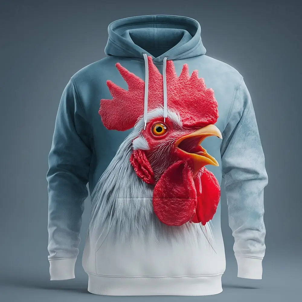 Men's Wolf Hoodie Sweatshirt 3D Fantasy Crew Neck Top Party Gift Club Drawstring Hooded hoodies Fall Winter Designer