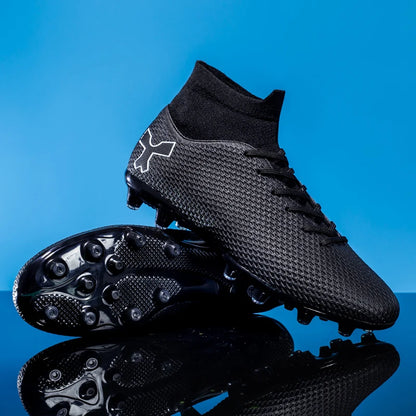 Chaussures de football de qualité pour hommes, chaussures de football résistantes pour garçons, chaussures de football légères pour enfants, baskets d'entraînement de futsal, crampons de football