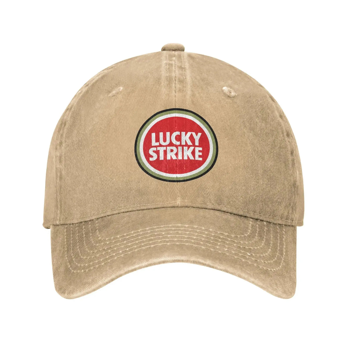 Lucky Strike Buchstaben Troye Sivan Musik Sport Retro Cowboy Washed Baseballkappen Herren Denim Street Tide Hut Wandern Herren Dad Cap