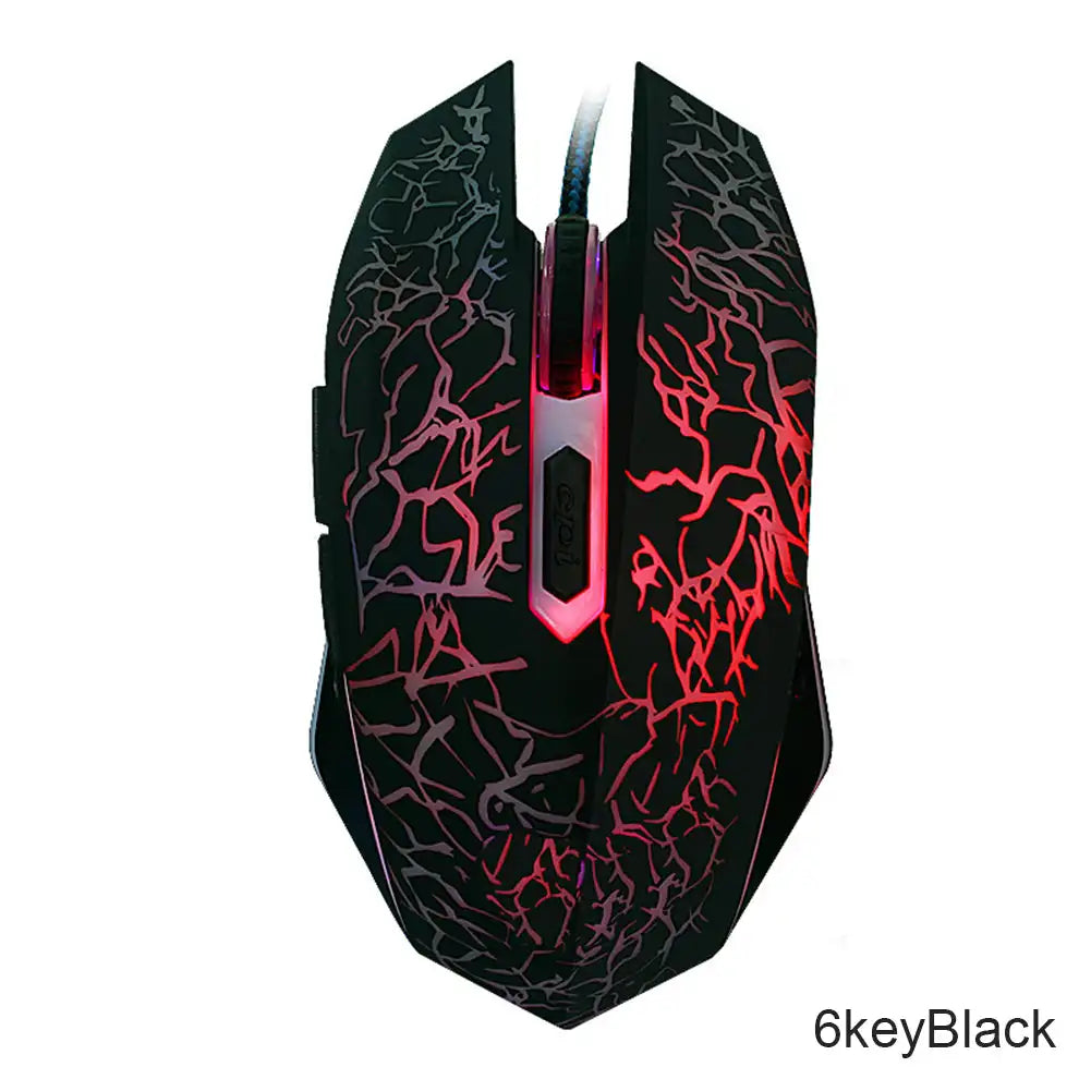 USB Wired Mouse Mouse Gamer LED Computer Gaming Mouse Colorful Professional Ultra-precise Game For Dota 2 For LOL Gamer 2400 DPI