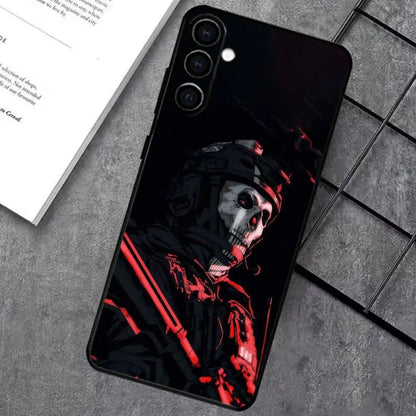 COD Call Of Duty G-Ghost Phone Case For Samsung Galaxy A73,A72,A71,A70,A53,A52,A51,Soft Silicone Black Cover