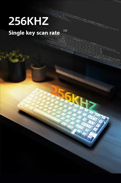 IROK MG75 PRO Mechanical Keyboard Magnetic Switch Aluminum RGB Hot Swap RT0.005 Quick Dismantling Structure Customized Pc Gifts