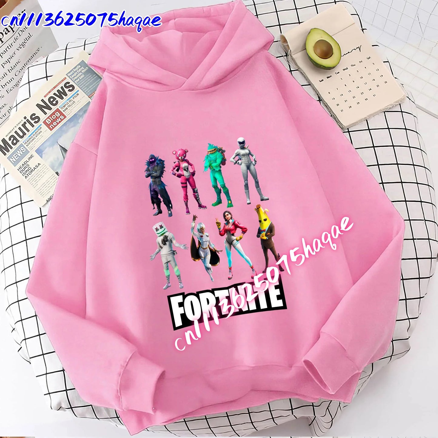 New Fortnites Kids Sweatshirts Cartoon Game Character Printed Hoodie Autumn Casuals Children Tops Winter Baby Boys Clothing