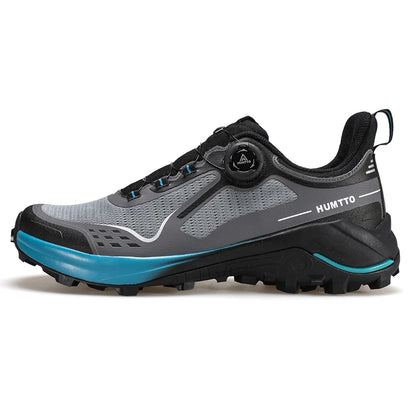 HUMTTO Men's Luxury Designer Trail Sneakers Anti-slip Sports Hiking Breathable Outdoor Trekking Boots