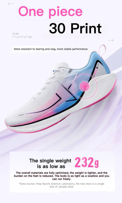 Xtep 360X Professional Running Shoes Men's Carbon Plate Marathon PB Sport Shoe Lightweight ETPU Material Sneakers 976119110080