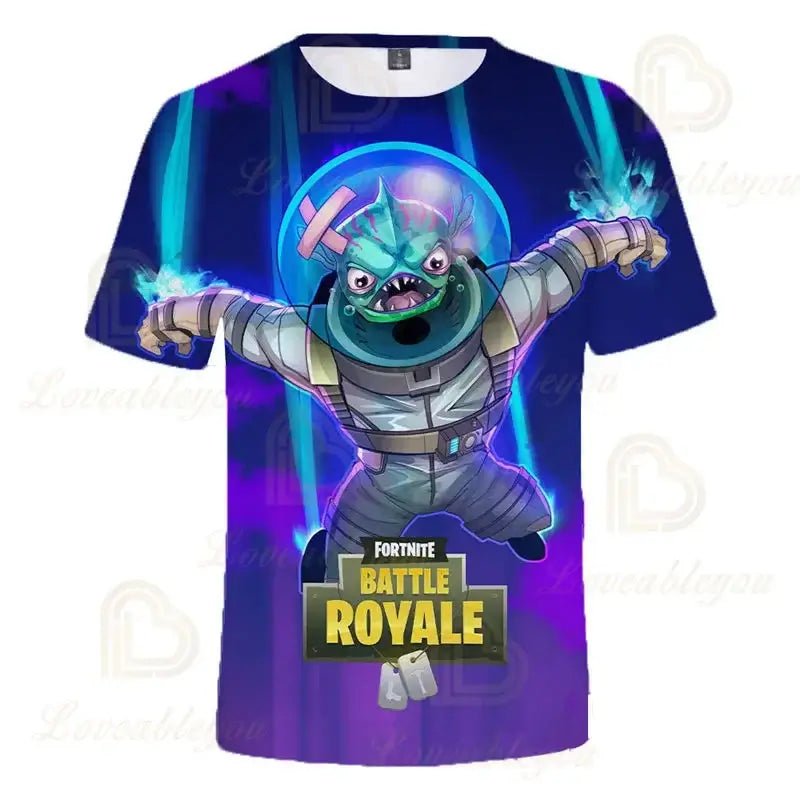 Fortnite Men and Women Victory Children's Wear Battle Royale 3d Swearshirt Boys Girls Clothes Tops Kids T-shirt Hero Teen Tops