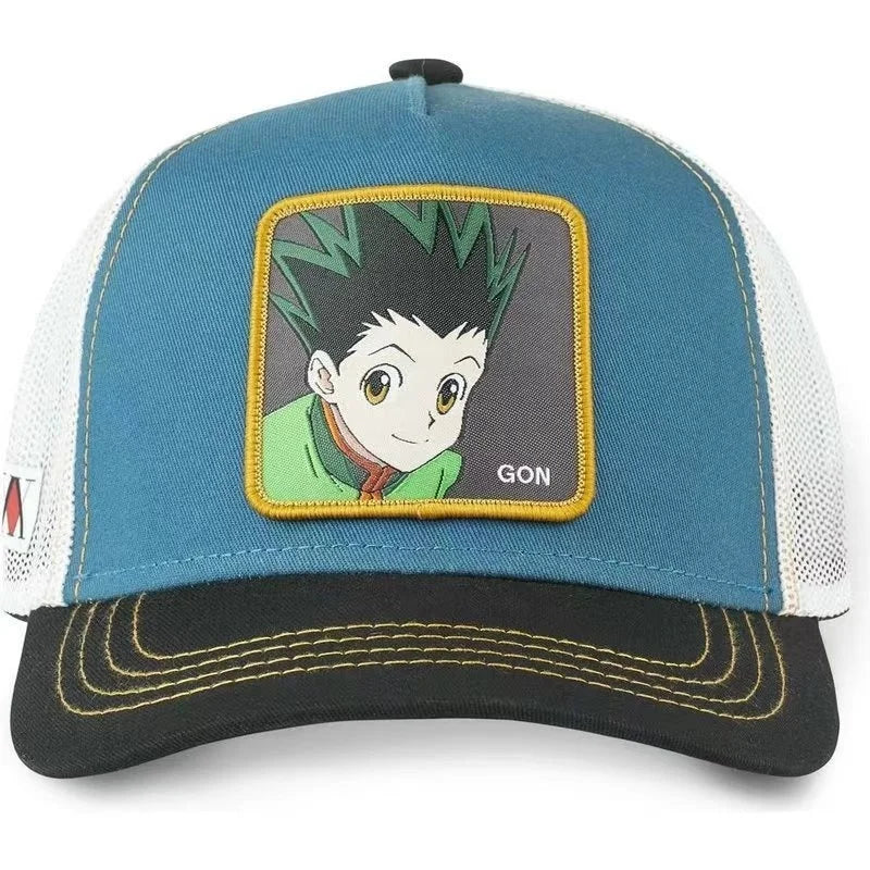 Hunter X Hunter-kasket, sommer-snapback-baseballkasket til mænd, broderet, hiphop-stil, solskærm, justerbar trucker-meshkasket