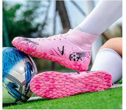 Professionella fotbollsskor för män, halkfria fotbollsskor, unisex, andningsbara, futsal, sport, nya fotbollsskor, dropshipping, ultralätta