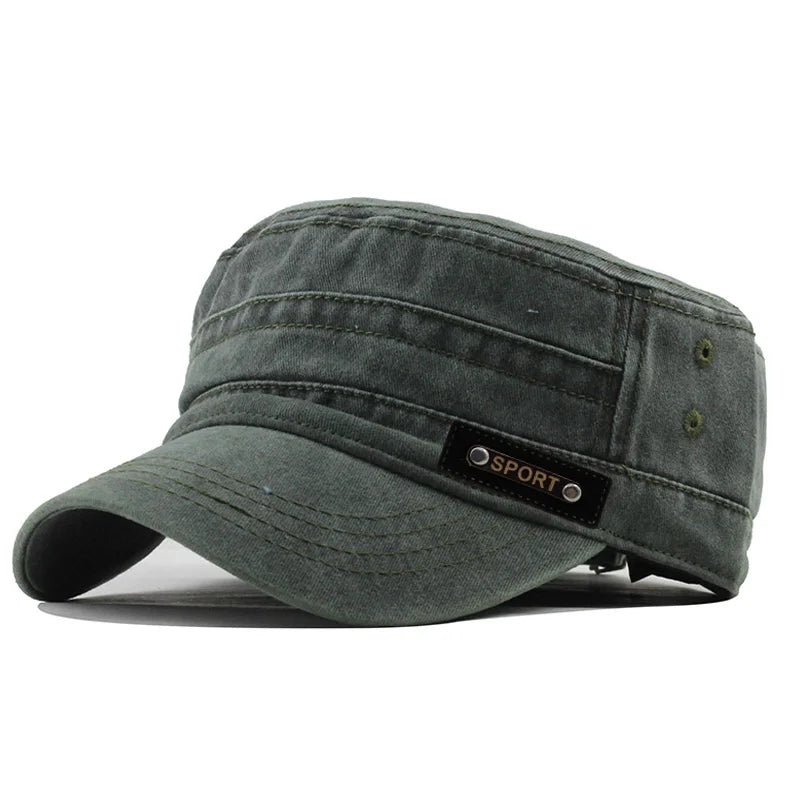 1pc Spring and Autumn Flat Top for Men and Women Soft Top Baseball Caps with FS Label, Outdoor Fishing Sunshade,Daily Use