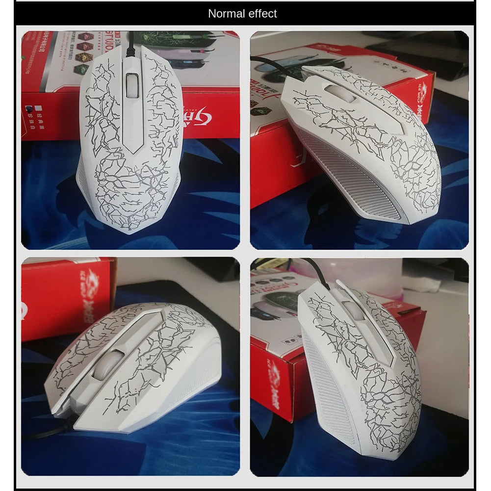 USB Wired Mouse Mouse Gamer LED Computer Gaming Mouse Colorful Professional Ultra-precise Game For Dota 2 For LOL Gamer 2400 DPI