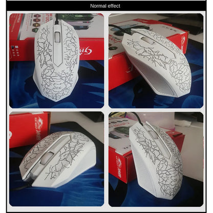 USB Wired Mouse Mouse Gamer LED Computer Gaming Mouse Colorful Professional Ultra-precise Game For Dota 2 For LOL Gamer 2400 DPI