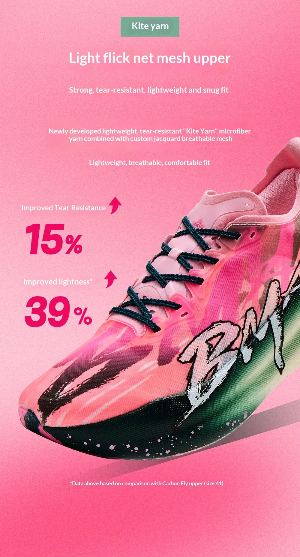 Chaussures de course à pied BMAI 42 km Marathon pour homme et femme – Baskets de luxe à semelle en carbone pour femme – Baskets amortissantes – Chaussures de sport respirantes pour homme
