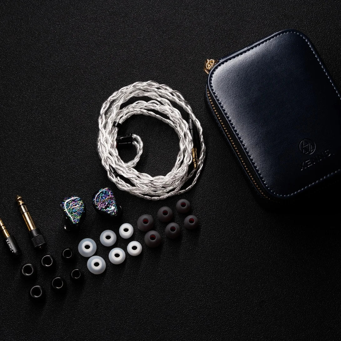 XENNS Mangird Top Pro 10 Driver Hybrid IEM Earphones – Premium Audiophile Wired In-Ear Monitors with Interchangeable Cable Connectors