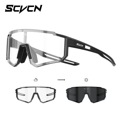 SCVCN Dívčí sportovní sluneční brýle Dětské cyklistické brýle Fotochromatické UV400 Chlapecké baseballové brýle Outdoorové brýle Sluneční brýle na běh a turistiku