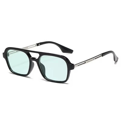 Square Small Frame Double Beam Sunglasses Pilot Retro Sunglasses Instagram Popular Classic Sunglasses 3517
