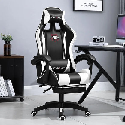 UVR Professional Gaming Computer Chair Ergonomic Office Chair with Footrest, Adjustable Armrest, Swivel Executive Chair for Home Office & Gaming