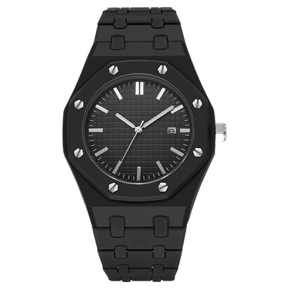 New Fashion Men Luxury Calendar Watch Women Business Casual Quartz Watches Sports Plastic Watch Students Watches Reloj Hombre