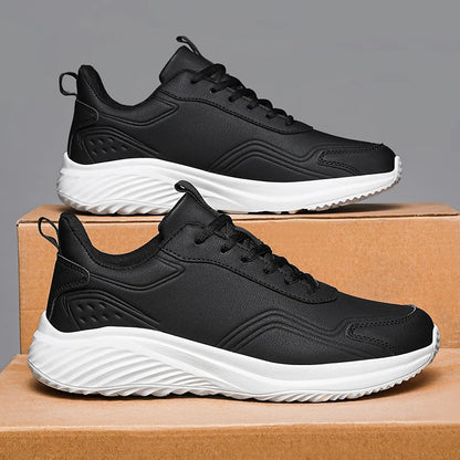 Autumn and Winter Men's Waterproof Sneakers, Soft and Cushion Sport Shoes for Walking, Plus Size 39-48 Casual Shoes for Men