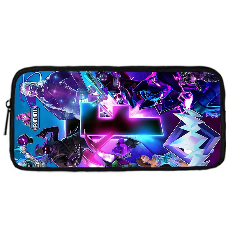 Child School Backpack with Lunch Bags, Pencil Bags, Hot Game Design-F-FortniteS School Bags for Boys Girls Best Gift