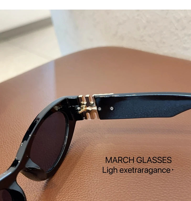Módní oválné sluneční brýle pro ženy a muže, trendy a stylové sluneční brýle, dámské, streetové, retro, prémiové brýle, Gafas De Sol, UV400