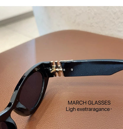 Módní oválné sluneční brýle pro ženy a muže, trendy a stylové sluneční brýle, dámské, streetové, retro, prémiové brýle, Gafas De Sol, UV400
