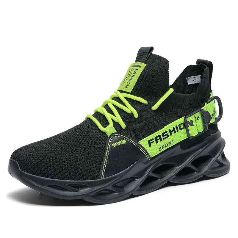 Hot Sale Fashion Purple Casual Sneakers Women Men Blade Running Shoes Big Size 48 Light Breathable Sports Shoes Men Mesh Sneaker