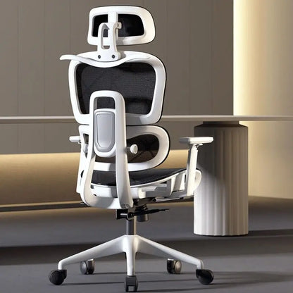 Breathable Ergonomic Office Computer Chair Reclining Gaming Chair Comfort Lumbar Support Long Sitting Adjustable Swivel Design
