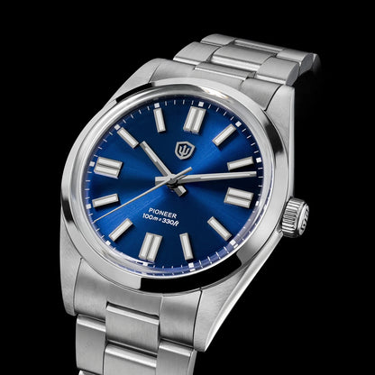 Watchdives WD1016 V3 Watch 37mm VH31 Sweep Quartz Movemet Stainless Steel Watch Waterproof Luminous Sapphire Men Wristwatch