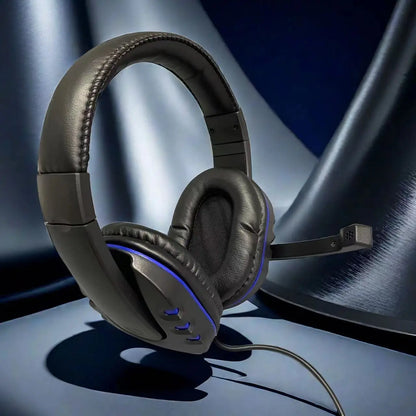 Cuffie cablate 7260 con microfono – Headset gaming e lavoro per PS4 PS5 Xbox One, studio e riunioni, auricolari con jack 3.5mm