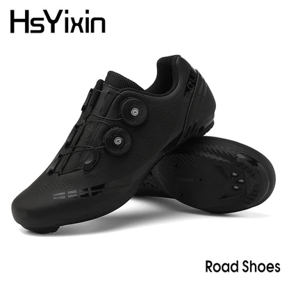 Atmungsaktive MTB-Fahrradschuhe für Damen und Herren – Offroad-Mountainbike-Fahrradschuhe mit selbstsichernden Speed-Mountainbike-Pedalschuhen