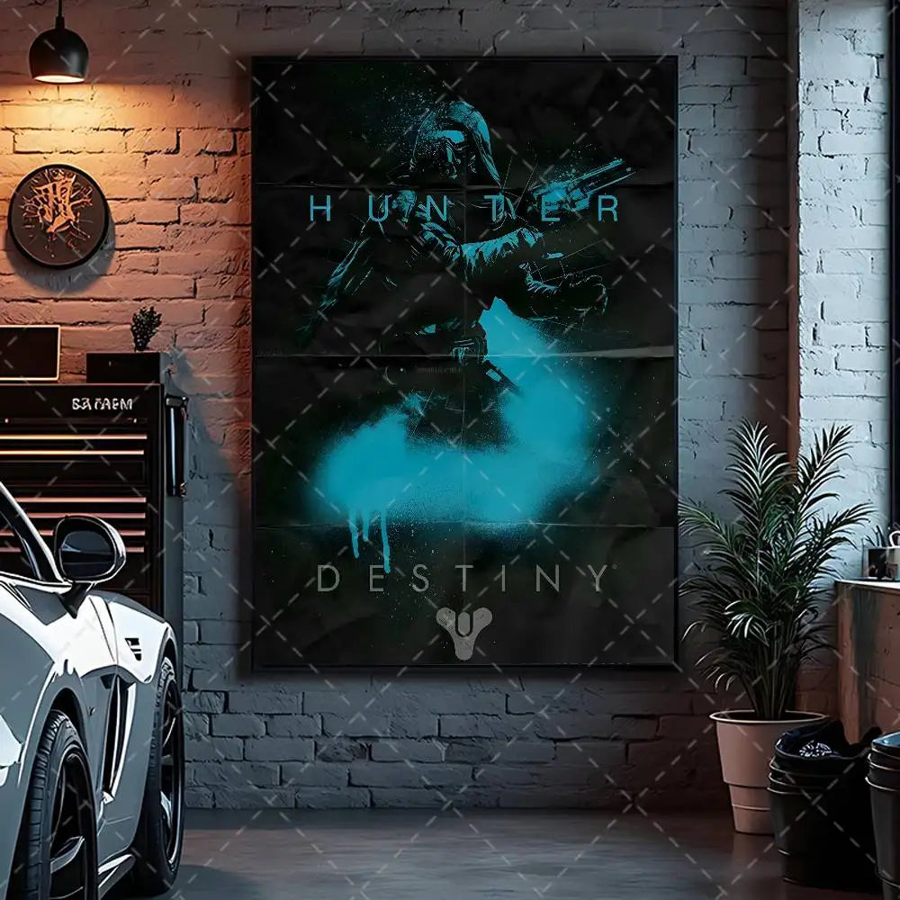 Game Destiny 2 Poster Art With Prints Home Bedroom Living Room Decoration Gift