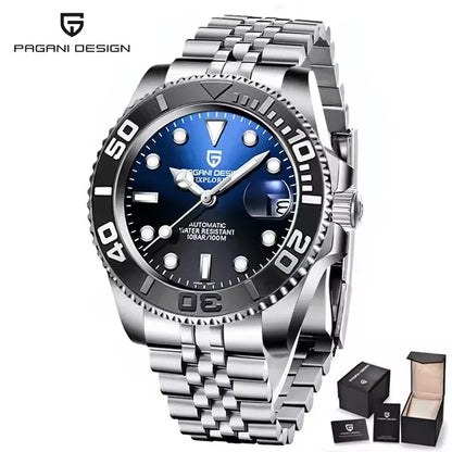 PAGANI DESIGN V2 Japan movement Luxury Men Mechanical Watch 40MM Ceramic bezel AR Coated Sapphire Glass Automatic Watch For Men
