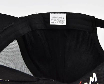 Cappellino da baseball unisex alla moda con stampa graffiti - Cappellino alla moda con visiera dipinta a colori vivaci