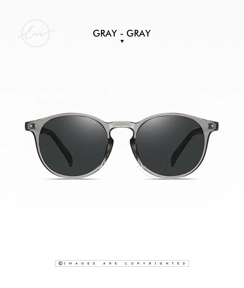 LM Retro kulaté sluneční brýle pro ženy a muže, ultralehké, TR90, polarizované, unisex, brýle na řízení, vintage sluneční brýle, UV400, Gafas De Sol