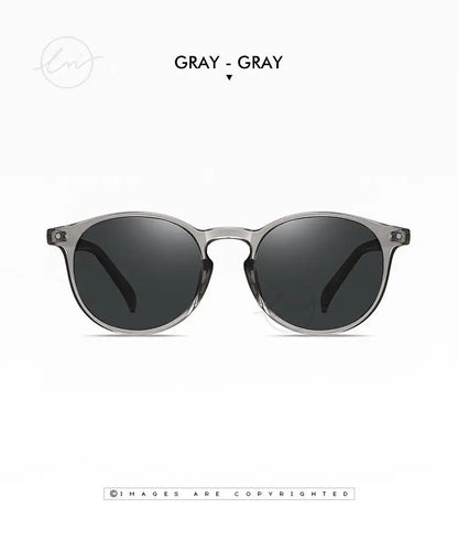 LM Retro kulaté sluneční brýle pro ženy a muže, ultralehké, TR90, polarizované, unisex, brýle na řízení, vintage sluneční brýle, UV400, Gafas De Sol