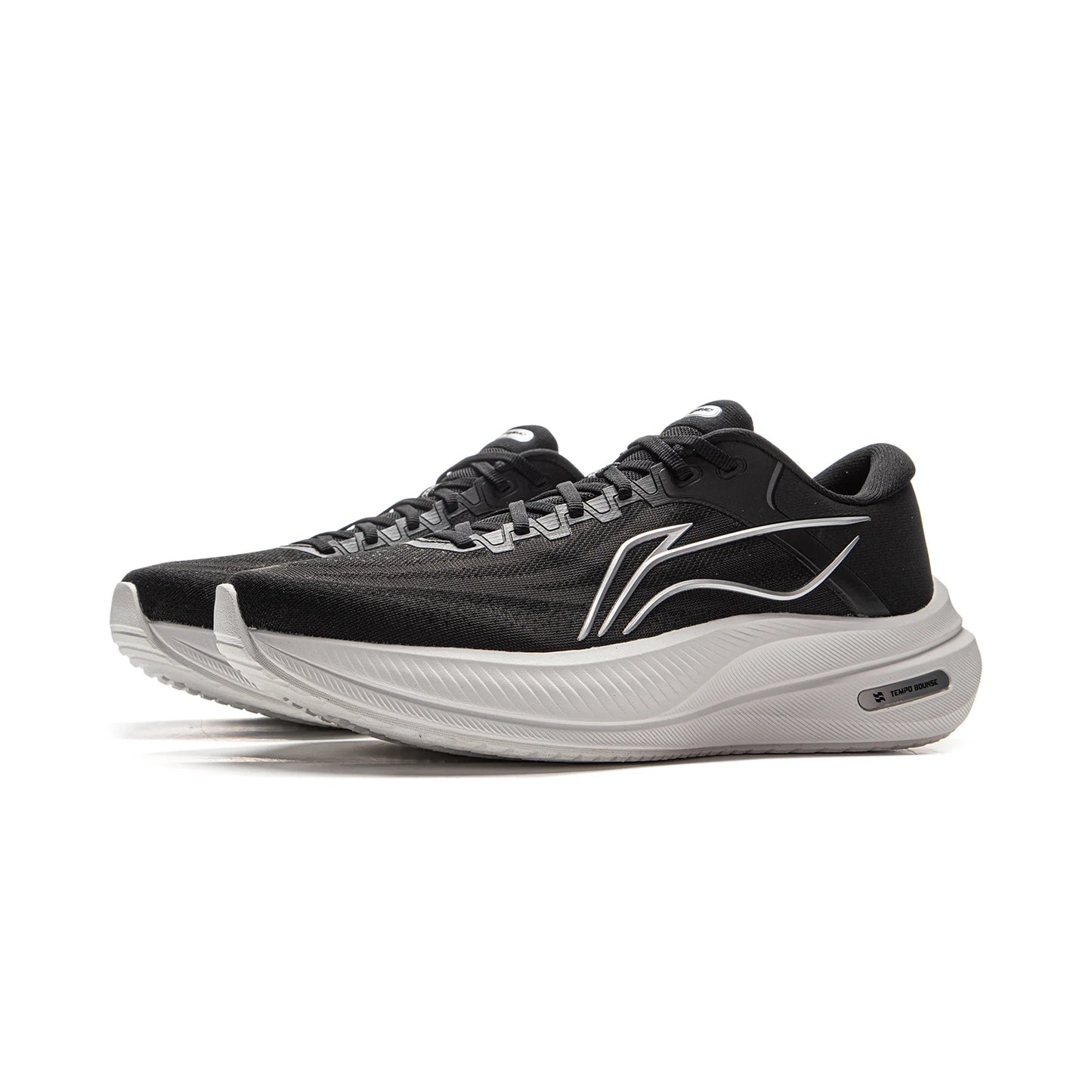 Li-Ning men's YUEYING 5 optimized cushion running shoes with wide toe box, TEMPO BOUNSE reflective Li-Ning sneakers, models ARHV015 and ARHW003