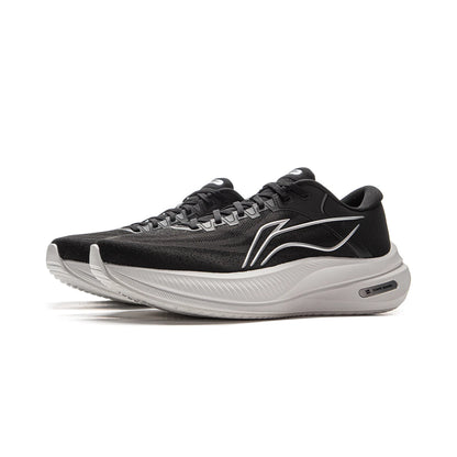 Li-Ning men's YUEYING 5 optimized cushion running shoes with wide toe box, TEMPO BOUNSE reflective Li-Ning sneakers, models ARHV015 and ARHW003