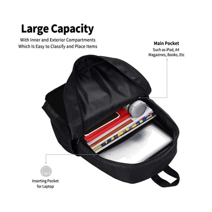 Mochila Escolar Infantil com Mala de Ombro e Estojos para Lápis, Malas Escolares com Design Hot Game-F-FortniteS para Rapazes e Raparigas, Melhor Presente