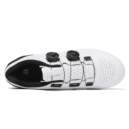 Chaussures de cyclisme VTT pour homme - Chaussures de sport pour vélo tout-terrain et vélo de route - Baskets de cyclisme plates pour la vitesse - Chaussures de VTT - Chaussures à crampons SPD