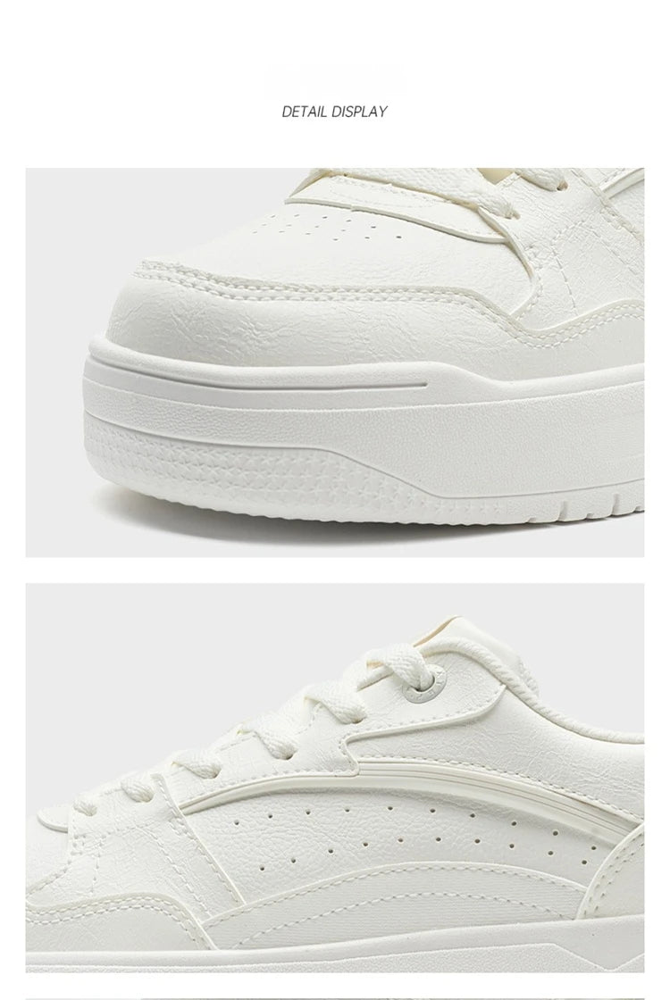 Xtep Skateboardsko 2025 Sommer lette sportssko med tyk sål, lave moderigtige sneakers i streetstyle 875319310016
