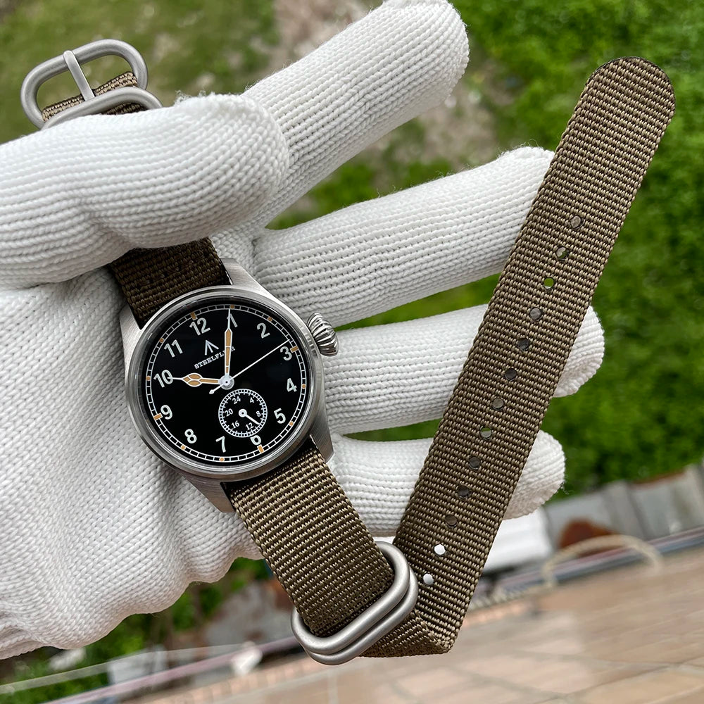 STEELFLIER Official SF746 Luxury Quartz Wristwatch Swiss Luminous VH60 Mute Movement 20Bar Waterproof Multi-time Zone Watches