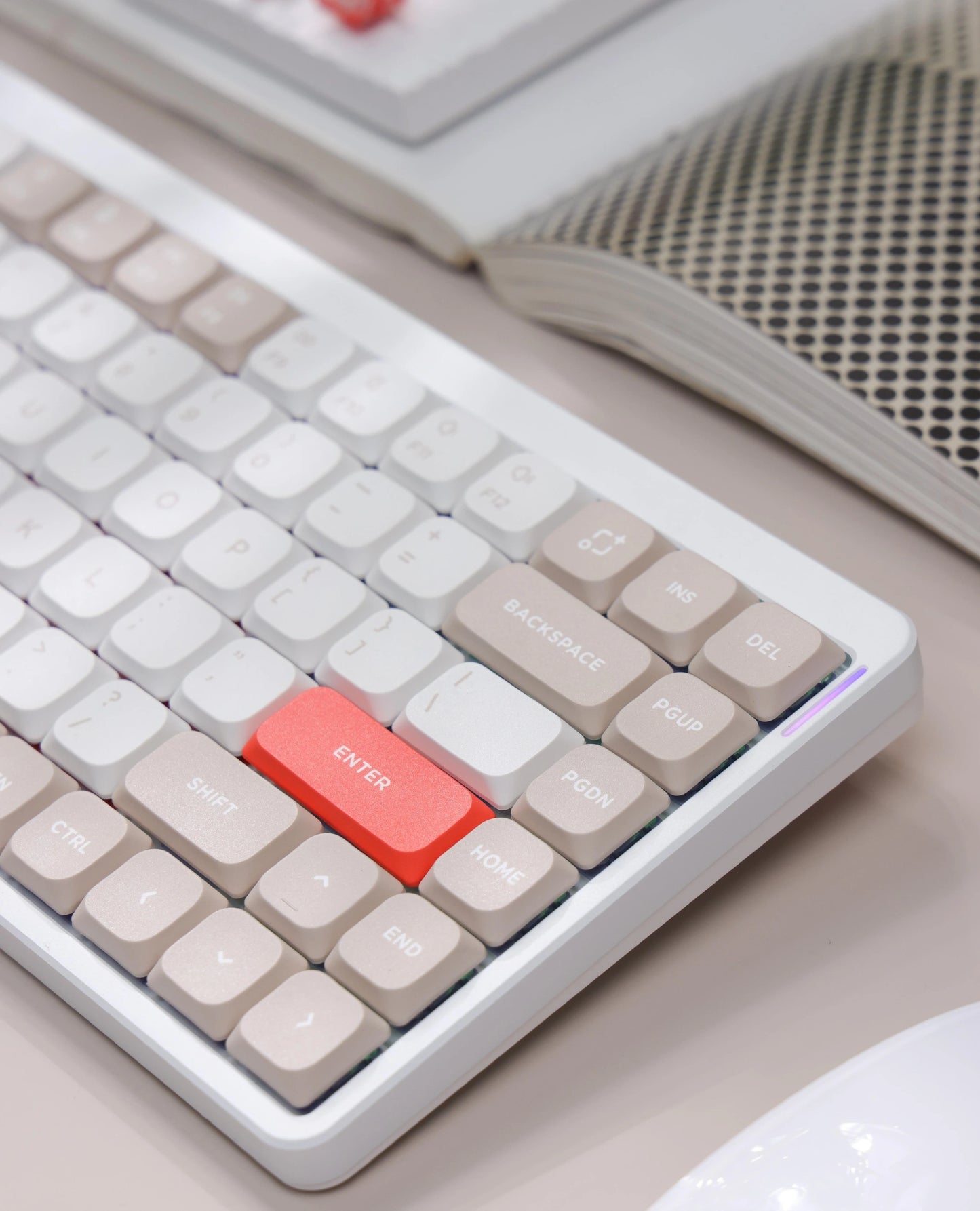 NuPhy nSA Profile Shine-through nSA PC Keycaps Transparent Keycap Low Profile Suitable for Air Series For AIR75/AIR75 V2/AIR96