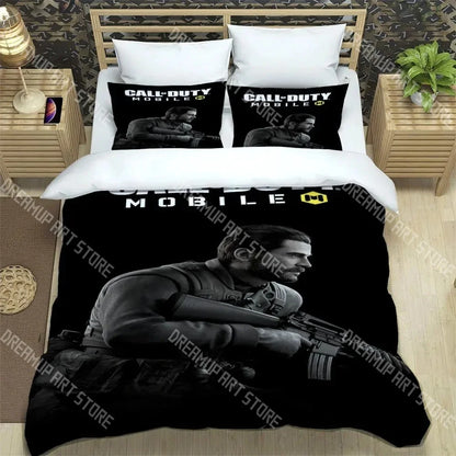 3D Print Call of Duty Game COD Bedding Set Twin Queen King Full Size Duvet Cover Pillowcase Bed boys girls Adult Home Textiles