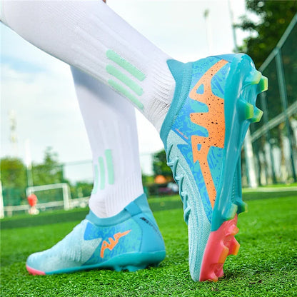 Chaussures de football professionnelles pour hommes, chaussures de foot pour adultes, crampons de football de club, chaussures d'entraînement ultralégères, baskets de football d'extérieur
