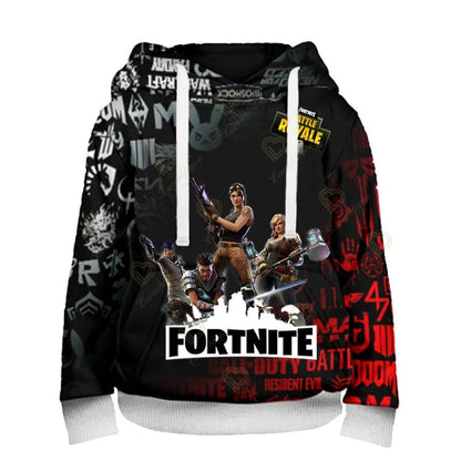 Fortnite Fans Hoodie 3D Battle Royale Print Cosplay Victory Printed Hoodies Men Women Children Hooded Streetwear Sweatshirts