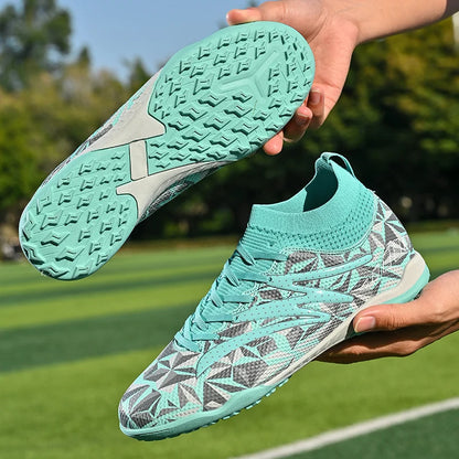 Chaussures de football pour homme, respirantes, d'entraînement, crampons, sport, plein air, TF, futsal, match, gazon synthétique, gazon naturel, drop shipping