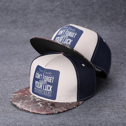Boné de basebol unissexo com letras bordadas, estilo verão, marca tendência, ajuste traseiro, chapéu hip hop outdoor ajustável para homem e mulher, casual