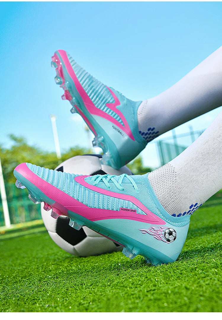 Zapatillas de fútbol profesionales para hombre, nuevas, de alta calidad, rápidas, con tacos para césped artificial, botas profesionales para campo de fútbol, zapatilla baja