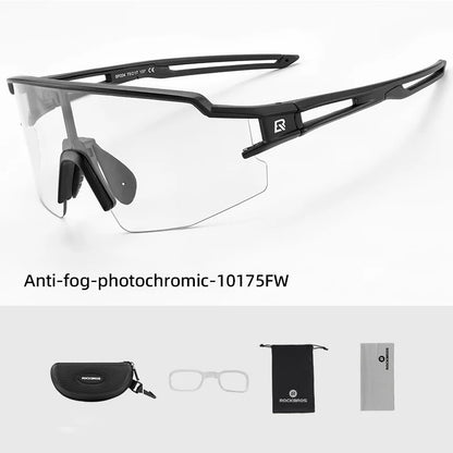 ROCKBROS Cyklistické brýle Fotochromatické brýle Cyklistické brýle Ochranné brýle Větruodolné Cyklistické Outdoorové sportovní sluneční brýle