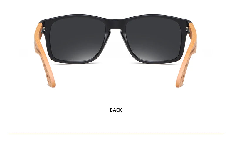 XSW Brand Design Bukové dřevo Ručně vyráběné sluneční brýle Pánské polarizované brýle Outdoorové sluneční brýle pro řízení Zesílený pant 5527